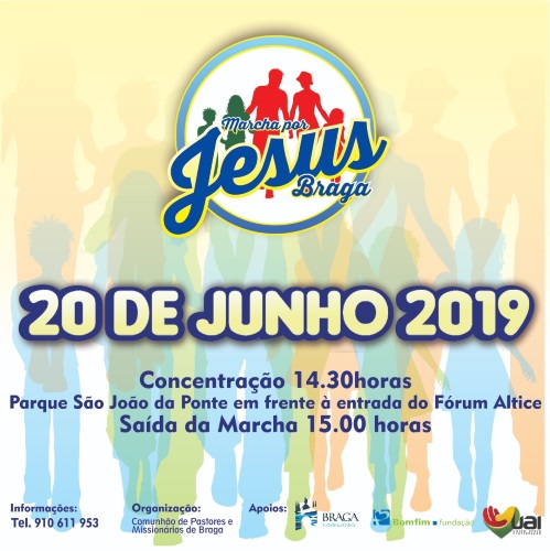 Marcha por Jesus vai percorrer as ruas do Centro de Braga